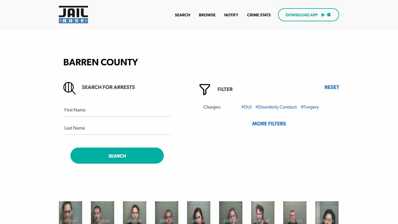 Barren County Jail Inmate Search and Mugshots | JailBase